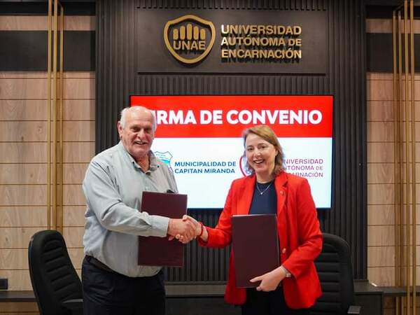 Firma de Convenio Interinstitucional entre la Municipalidad de Capitán de Miranda y la Universidad Autónoma de Encarnación