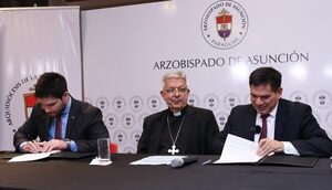 Firman alianza en beneficio de niños, adolescentes y jóvenes de la Chacarita Alta - .::Agencia IP::.