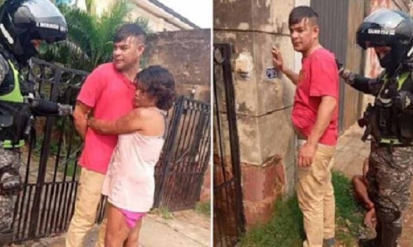 Quiso evitar que su novio sea detenido, pese a que la estaba golpeando en la calle – Prensa 5