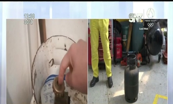 Explosión de garrafa dejó cuatro heridos - SNT