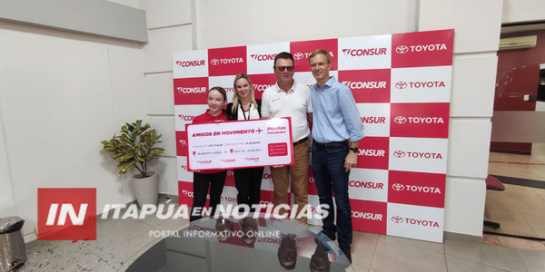 CONSUR ENTREGÓ PREMIÓ A UN CLIENTE CON UN VIAJE PARA DOS PERSONAS - Itapúa Noticias