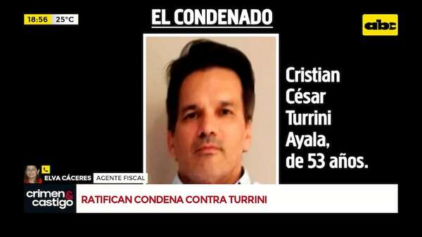 Video: Cámara confirma condena a Cristian Turrini Ayala a 20 años de cárcel por megacarga de cocaína - Crimen y castigo - ABC Color