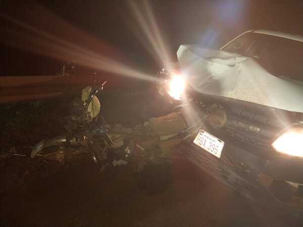 Motociclista pierde la vida en accidente sobre Ruta PY06 en Tomás Romero Pereira