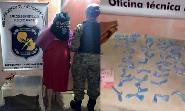 Detienen a una “narcoabuela” en Mariano Roque Alonso – Prensa 5