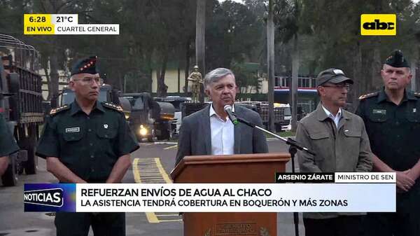 Video: Refuerzan envío de agua para el Chaco - ABC Noticias - ABC Color