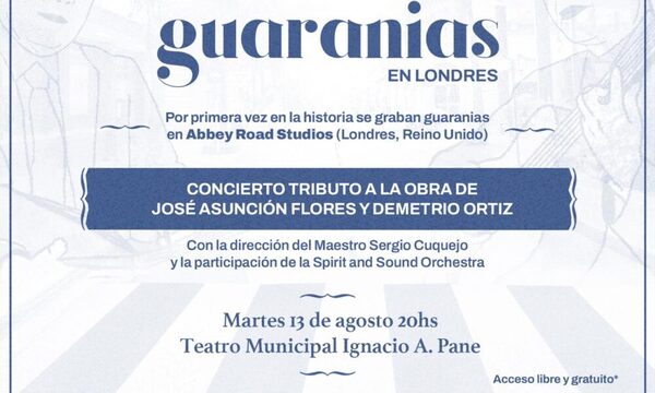 LA FUNDACIÓN DEMETRIO ORTÍZ PRESENTA UN CONCIERTO DE GALA PARA CELEBRAR EL LANZAMIENTO DEL ÁLBUM “GUARANIAS EN LONDRES”