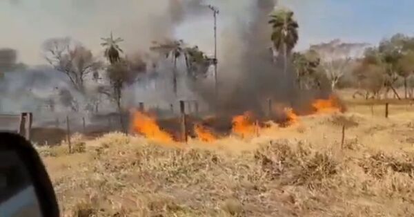 Comunidades indígenas de Amambay afectadas por incendios