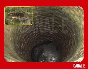 CON UNA PIEDRA ATADA CON SOGA EN EL CUELLO HALLAN SIN VIDA EN UN POZO A UNA MUJER