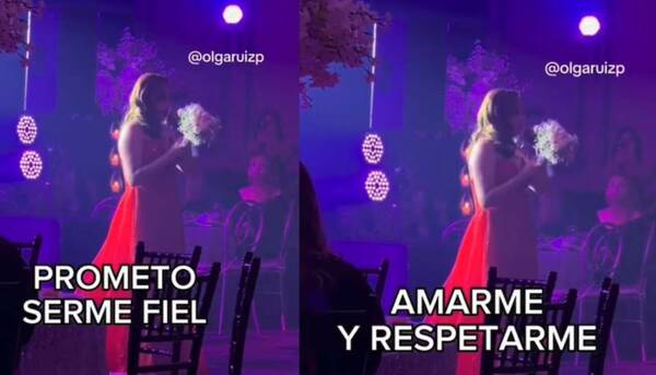 Pilló que le metieron los cuernos justo antes de casarse y ¡celebró! su “no boda”
