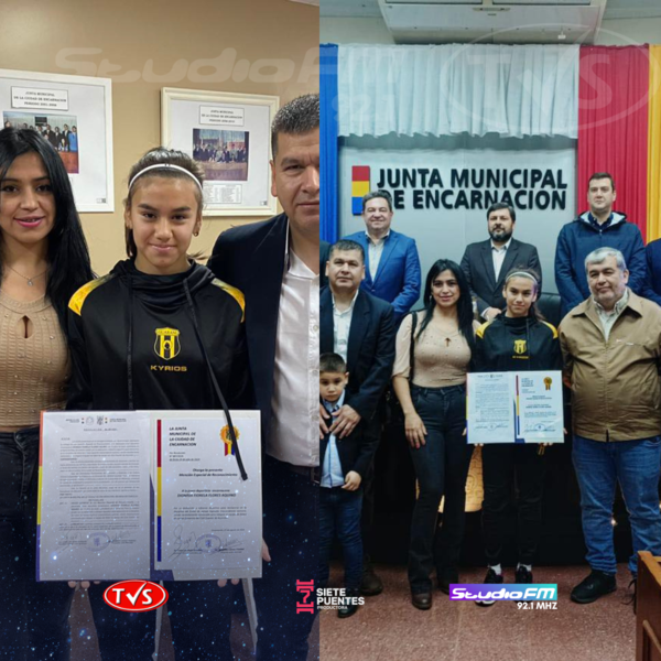 RECONOCEN A JOVEN DEPORTISTA ENCARNACENA FICHADA POR EL CLUB GUARANÍ - TVS