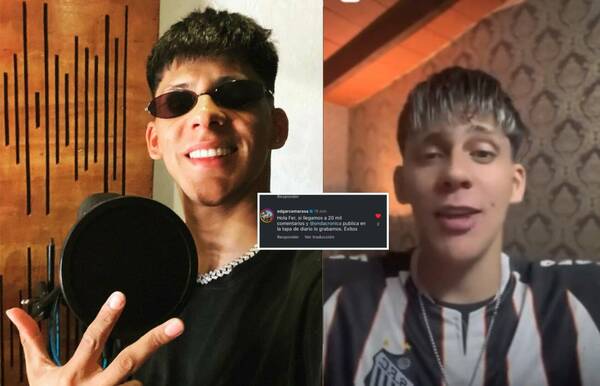 Sueño intacto: Fer Fede está a 20 mil comentarios de lograr su meta de grabar con Camarasa