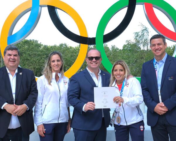 Gabriela Narváez recibe su diploma olímpico por quedar entre las 8 mejores - .::Agencia IP::.