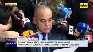 Video: Exhortan a Cancillería a impedir sanciones - ABC Noticias - ABC Color