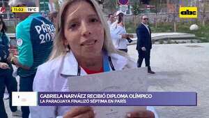 París 2024: Gabriela Narváez trae a Paraguay histórico diploma olímpico   - ABC Noticias - ABC Color