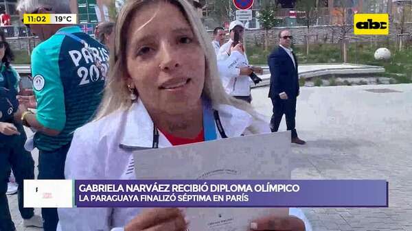 París 2024: Gabriela Narváez trae a Paraguay histórico diploma olímpico - ABC Noticias - ABC Color