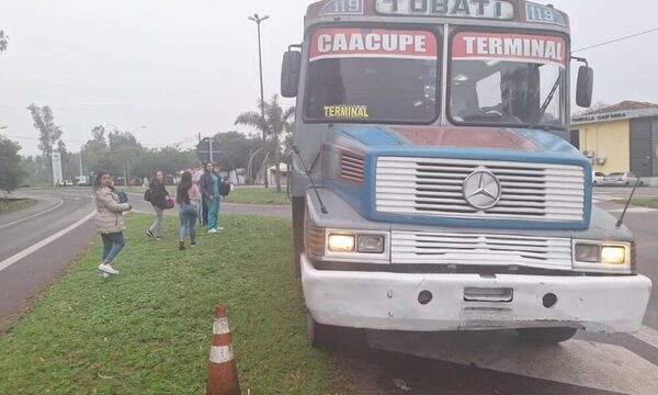 Chofer de bus dio positivo al ka´utest y puso en peligro a pasajeros