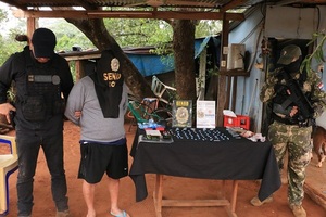 SENAD captura reincidente traficante del Clan Rotela en Luque