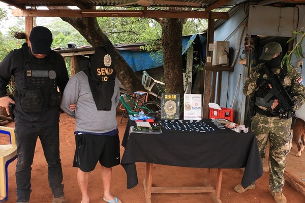 SENAD captura reincidente traficante del Clan Rotela en Luque