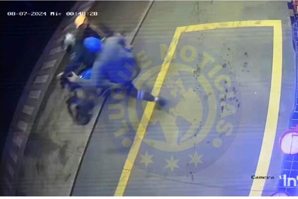 Valiente reacción de playeros contra motochorros •