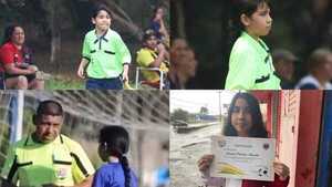 Con tan solo 12 años, niña se destaca en el rubro del arbitraje en Itapúa