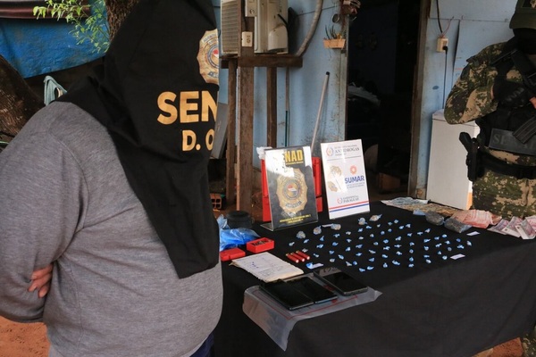 SENAD y Fiscalía detienen a microtraficante del Clan Rotela en Luque