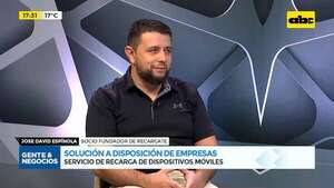 Solución a disposición de empresas: servicio de recarga de dispositivos móviles - Gente & Negocios - ABC Color