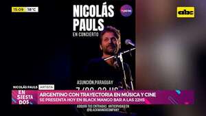 Artista argentino con trayectoria en la música y el cine: se presenta hoy en Black Mango Bar a las 22hs  - Ensiestados - ABC Color