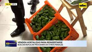 Penal de Tacumbú: proyecto de reinserción permite venta de hortalizas - ABC Noticias - ABC Color