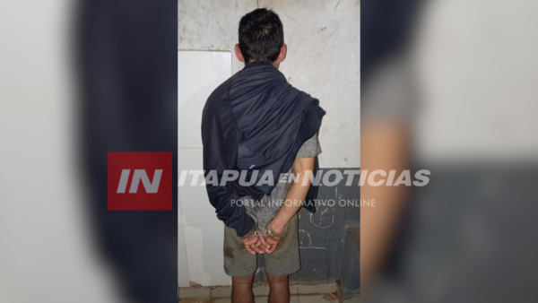 CAPTURARON A SOSPECHOSO DE MÚLTIPLES HURTOS EN ENCARNACIÓN - Itapúa Noticias