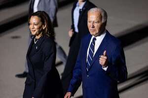 Biden y Harris muestran sus temores por la amenaza de Trump para la democracia - Mundo - ABC Color