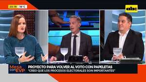 Video: debate sobre el proyecto para volver al voto con papeletas - Mesa de Periodistas - ABC Color