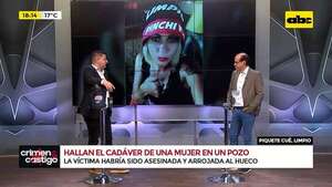 Video: hallan el cadáver de una mujer en un pozo en Limpio  - Crimen y castigo - ABC Color