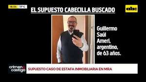 Video: prófugo argentino pide a víctimas desistir de denuncia de estafa para “cobrar” herencia del Comendador Correa - Crimen y castigo - ABC Color