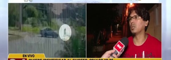 Se le atravesó un auto, cayó a un pozo - SNT