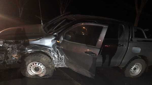 Triple choque en Horqueta deja varios lesionados y daños materiales