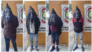 Captura a presuntos delincuentes que roban celulares en los colectivos - Policiales - ABC Color