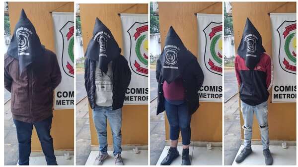 Captura a presuntos delincuentes que roban celulares en los colectivos - Policiales - ABC Color