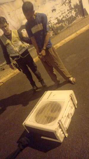Inseguridad: fue sorprendido arrastrando un compresor en el microcentro - Policiales - ABC Color