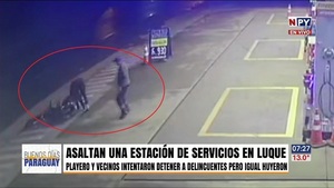 Playero y vecinos casi detienen a las patadas a motochorros - Noticias Paraguay