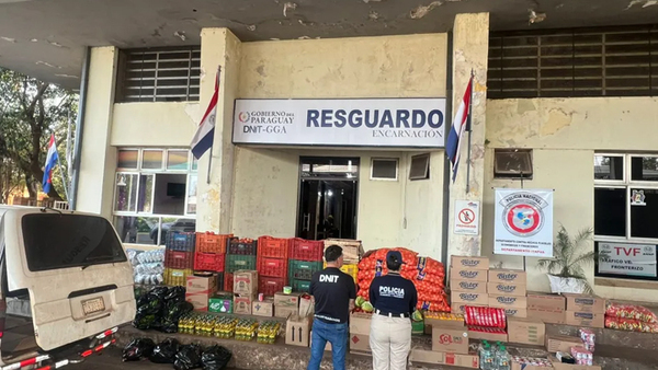 En Itapúa DNIT incauta mercaderías de presunto contrabando - OviedoPress