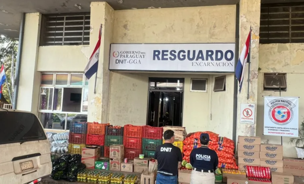 Operativo en Itapúa: DNIT incauta mercaderías vinculadas al contrabando