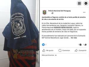 [VIDEO] La “rápida reacción” de la Policía ayudó a evitar un robo: el cajero lo que batalló con el machetero