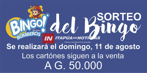 BOMBEROS VOLUNTARIOS AZULES DE TOMÁS ROMERO PEREIRA ORGANIZAN GRAN BINGO - Itapúa Noticias