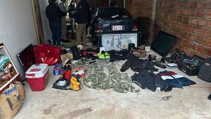 La Policía detiene a líder de banda dedicada a robos domiciliarios tras allanamiento en Luque