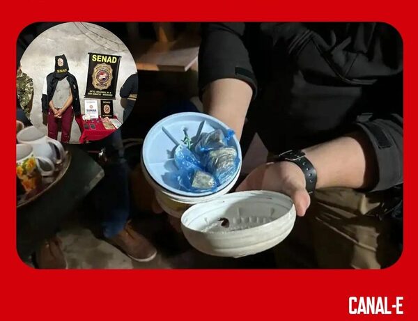 HOMBRE ESCONDÍA EN LA DUCHA DE SU BAÑO VARIOS MOÑITOS DE CRACK