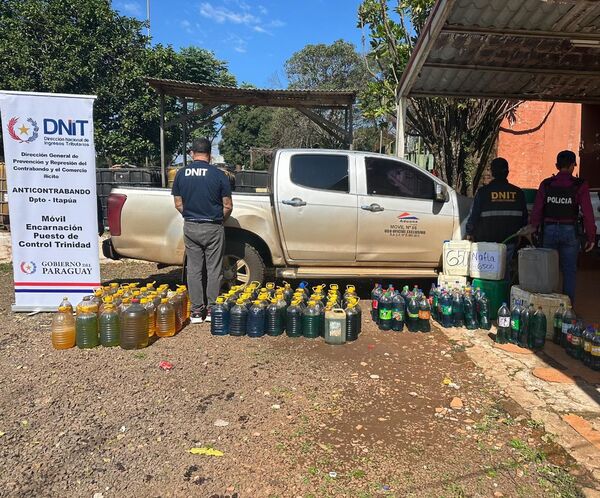 Incautaron al menos 800 litros de combustibles que eran comercializados ilegalmente