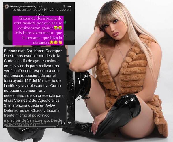 ¡Ndesapature!: Le denunciaron a esta cuerona y los de Condeni ¡se fueron a su casa!, he’i