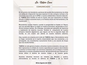 Intendente de Hernandarias se levanta en defensa de Tabesa por sanciones de EE.UU. | DIARIO PRIMERA PLANA