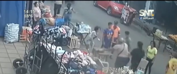 La otra versión de la pelea en el mercado de Luque - SNT