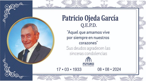 Patricio Ojeda García (Q.E.P.D)